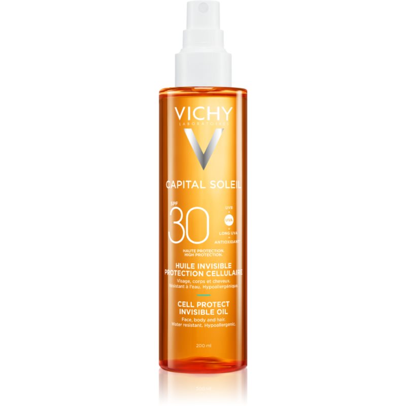 Vichy Capital Soleil Cell Protect Invisible Oil защитно масло SPF 30 - Грижа за тяло - Сравни цени от 1 магазин с безплатна доставка