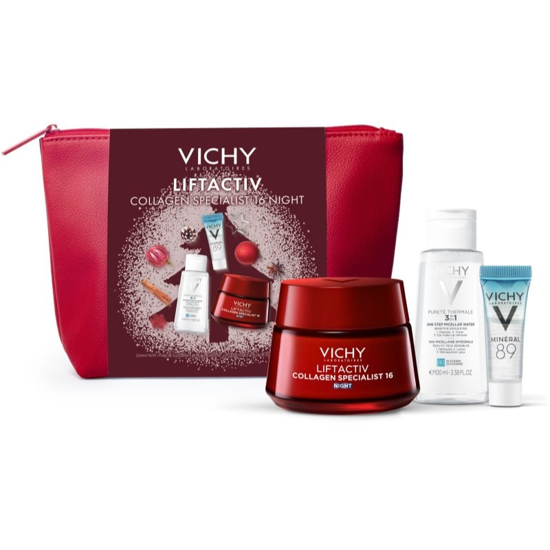 Vichy Liftactiv Collagen Specialist 16 Night Set коледен подаръчен комплект за цялостна защита против бръчки - Комплект - Сравни цени от 1 магазин с безплатна доставка