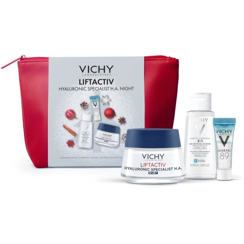 Vichy Liftactiv H.A. Night Set коледен подаръчен комплект за стягане на кожата - Комплект - Сравни цени от 1 магазин с безплатна доставка