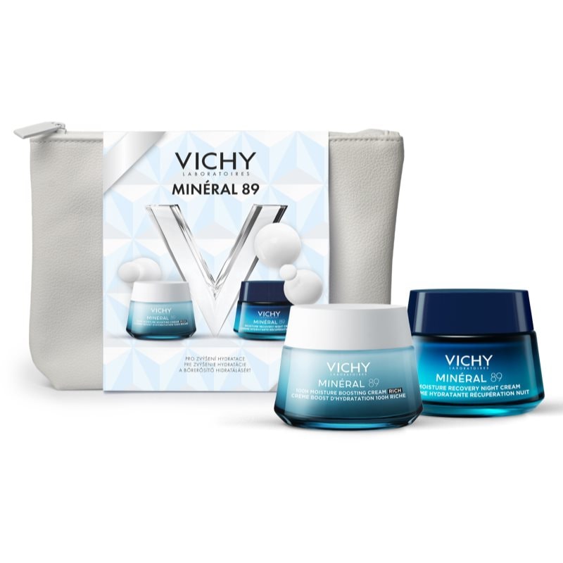 Vichy Minéral 89 Day & Night Cream коледен подаръчен комплект за хидратиране и изпъване на кожата - Комплект - Сравни цени от 1 магазин с безплатна доставка