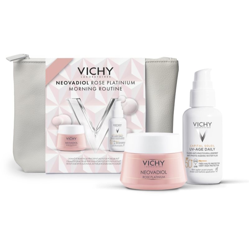 Vichy Neovadiol Rose Platinium Morning Routine коледен подаръчен комплект за укрепване на кожната бариера - Комплект - Сравни цени от 1 магазин с безплатна доставка