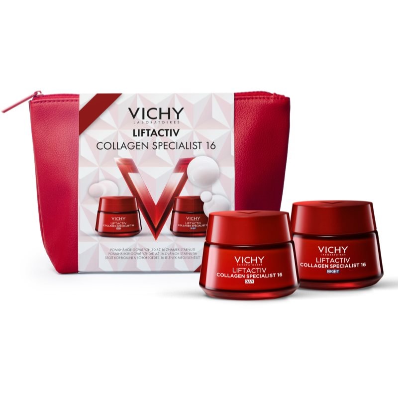 Vichy Vichy Liftactiv Collagen Specialist Day & Night коледен подаръчен комплект против бръчки - Унисекс парфюм - Сравни цени от 1 магазин с безплатна доставка