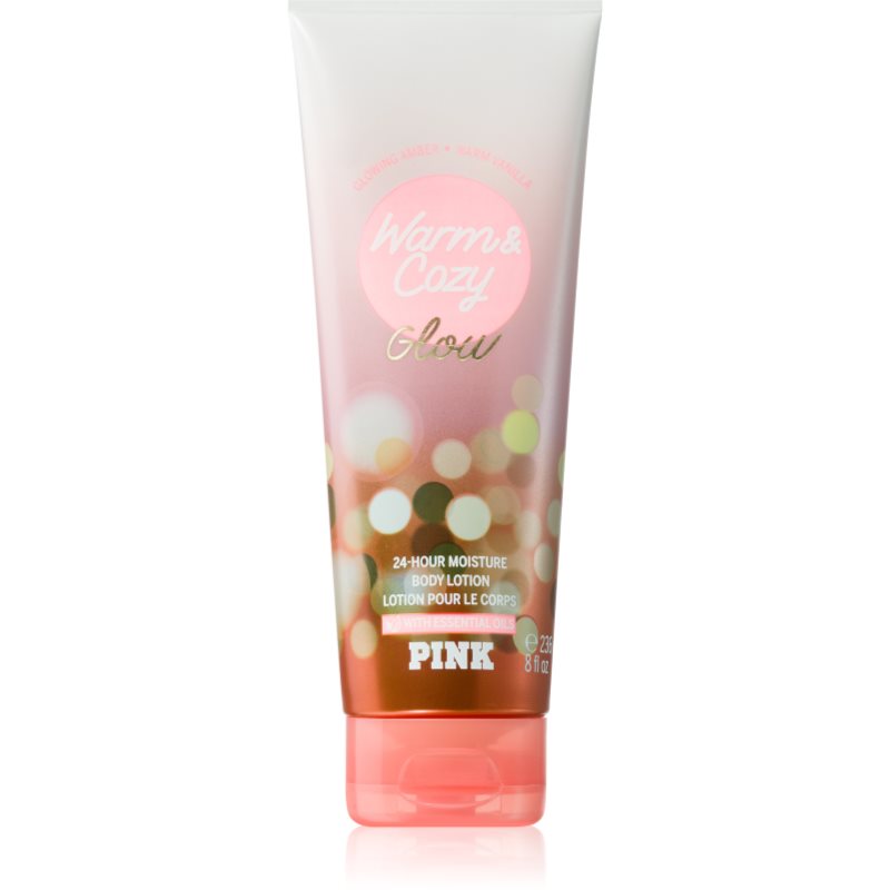Victorias Secret Victoria's Secret PINK Warm & Cozy Glow тоалетно мляко за тяло за жени - Дамски парфюм 236мл - Сравни цени от 1 магазин с безплатна доставка