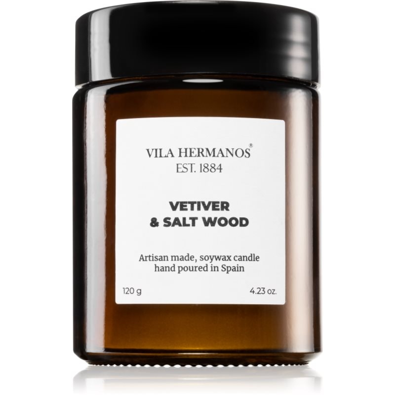 Vila Hermanos Apothecary Vetiver & Salt Wood ароматна свещ 120 гр. - Аромат - Сравни цени от 1 магазин с безплатна доставка