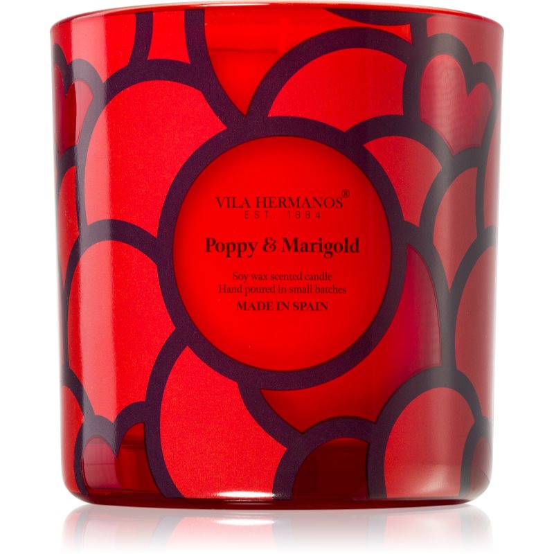 Vila Hermanos 70ths Year Poppy & Marigold ароматна свещ 500 гр. - Аромат - Сравни цени от 1 магазин с безплатна доставка