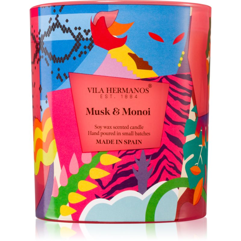 Vila Hermanos 70ths Year Musk & Monoi ароматна свещ 200 гр. - Аромат - Сравни цени от 1 магазин с безплатна доставка