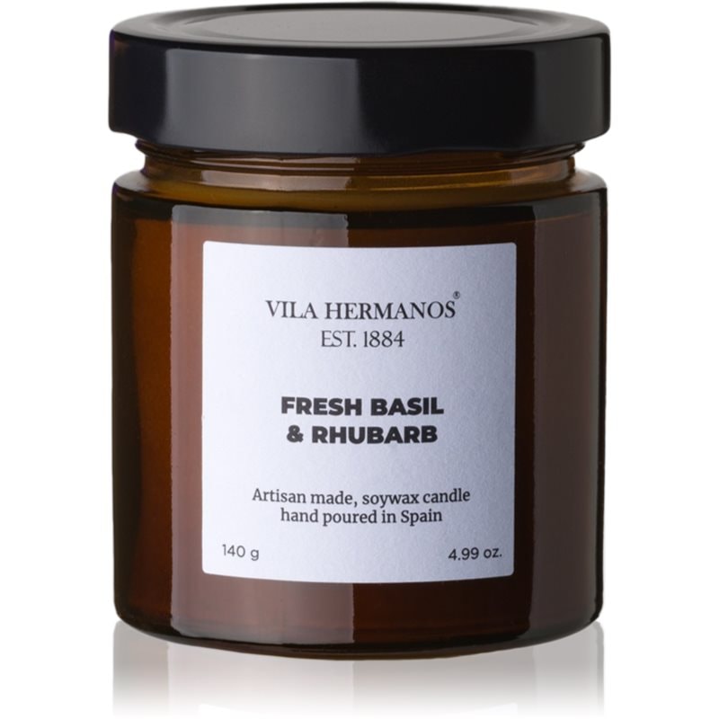 Vila Hermanos Apothecary Fresh Basil & Rhubarb ароматна свещ 150 гр. - Аромат - Сравни цени от 1 магазин с безплатна доставка