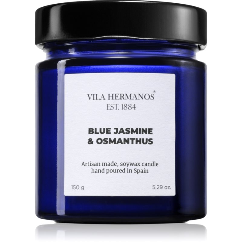 Vila Hermanos Apothecary Cobalt Blue Blue Jasmine & Osmanthus ароматна свещ 150 гр. - Аромат - Сравни цени от 1 магазин с безплатна доставка