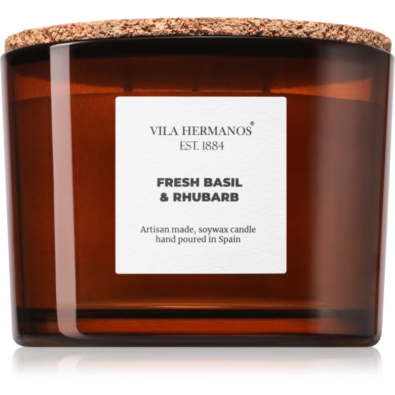 Vila Hermanos Apothecary Fresh Basil & Rhubarb ароматна свещ 350 гр. - Аромат - Сравни цени от 1 магазин с безплатна доставка