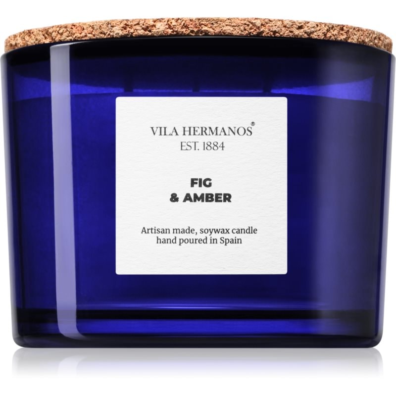 Vila Hermanos Apothecary Cobalt Blue Fig & Amber ароматна свещ 350 гр. - Аромат - Сравни цени от 1 магазин с безплатна доставка
