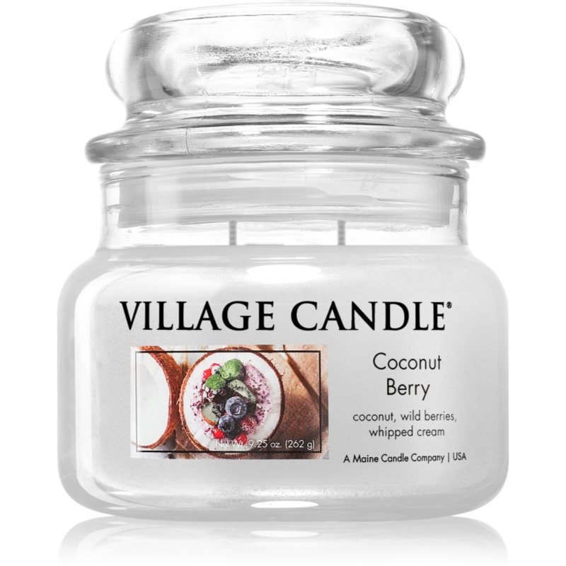 Village Candle Coconut Berry ароматна свещ 262 гр. - Аромат - Сравни цени от 1 магазин с безплатна доставка