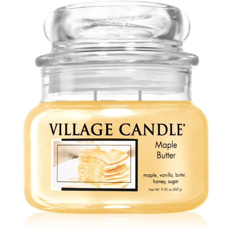Village Candle Maple Butter ароматна свещ (Glass Lid) 262 гр. - Аромат - Сравни цени от 1 магазин с безплатна доставка