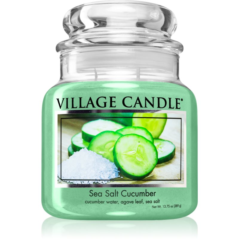Village Candle Village Candle Sea Salt Cucumber ароматна свещ 389 гр. - Унисекс парфюм 389мл - Сравни цени от 1 магазин с безплатна доставка