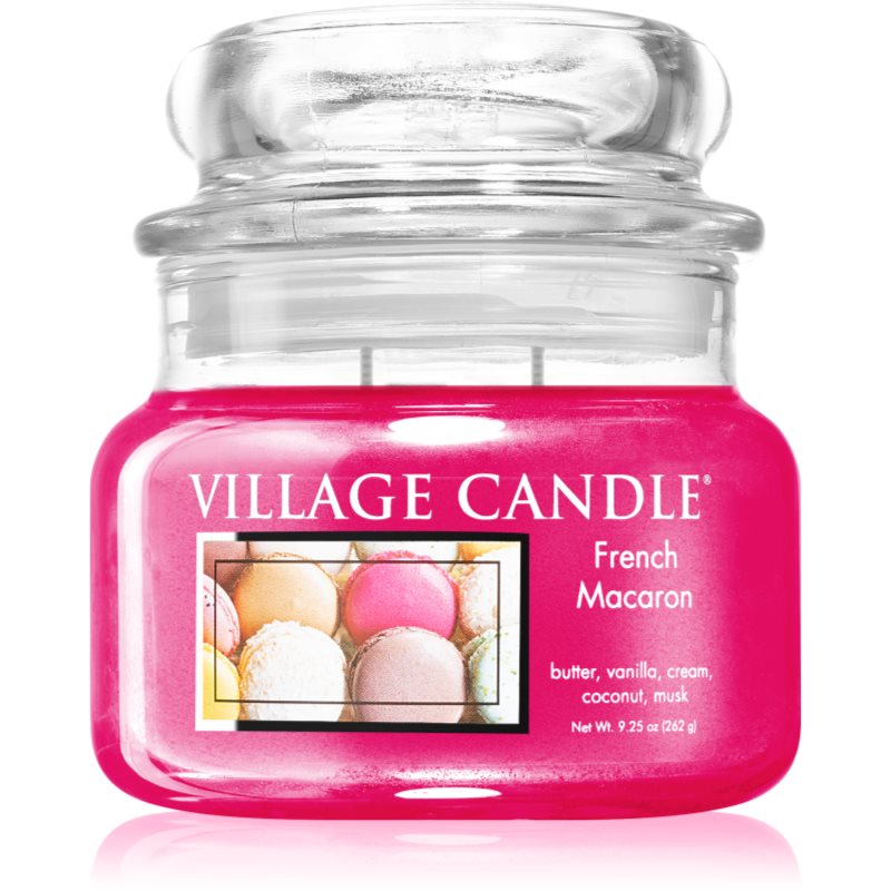 Village Candle French Macaroon ароматна свещ (Glass Lid) 262 гр. - Аромат - Сравни цени от 1 магазин с безплатна доставка