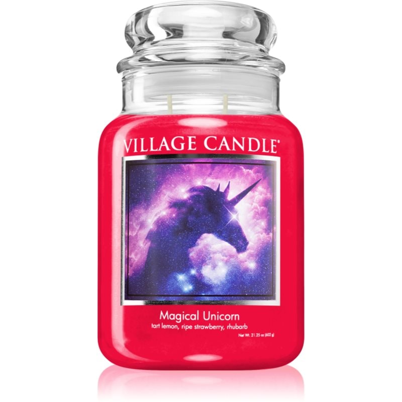 Village Candle Magical Unicorn ароматна свещ (Glass Lid) 602 гр. - Аромат - Сравни цени от 1 магазин с безплатна доставка