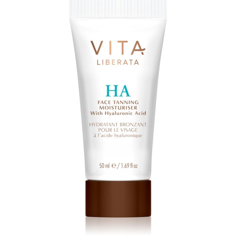 Vita Liberata Face Tanning Moisturiser with Hyaluronic Acid хидратиращ крем за лице с автобронзиращ ефект - Грижа за лице - Сравни цени от 1 магазин с безплатна доставка