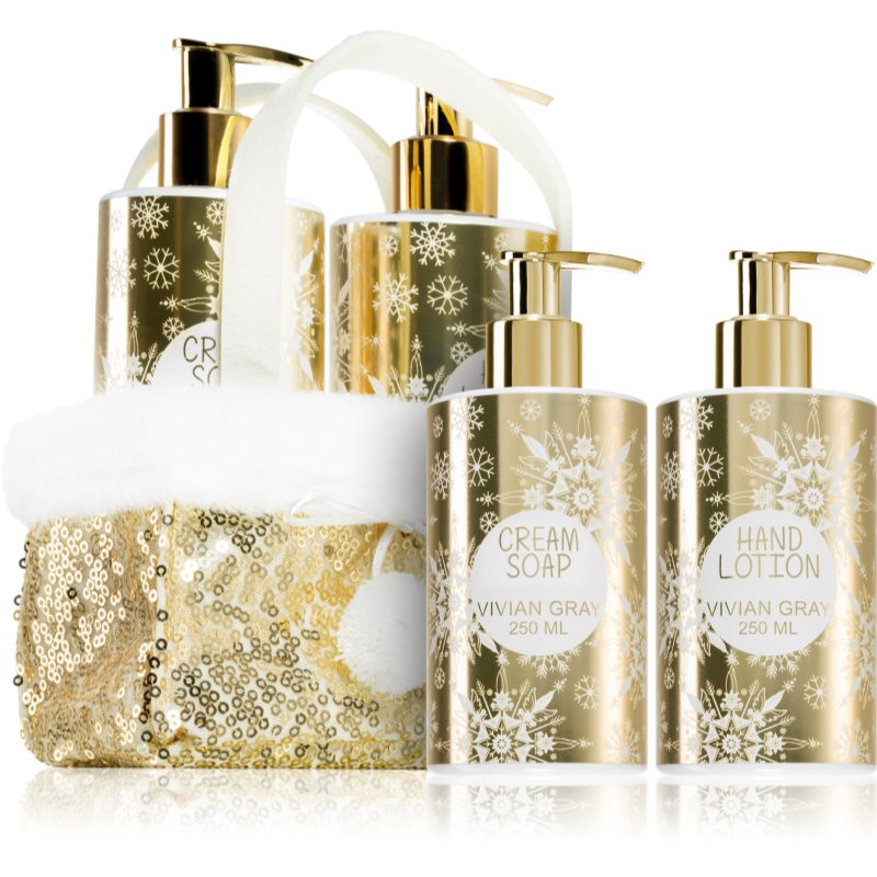 Vivian Gray Golden Glitters Vanilla & Patchouli подаръчен комплект за ръце - Комплект - Сравни цени от 1 магазин с безплатна доставка