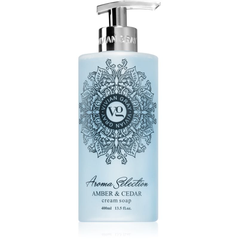 Vivian Gray Aroma Selection Amber & Cedar кремообразен течен сапун