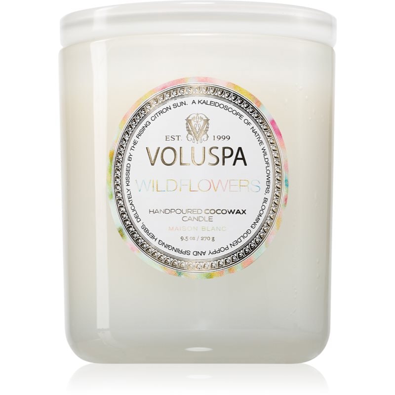 VOLUSPA Maison Blanc Wildflowers ароматна свещ 270 гр. - Аромат - Сравни цени от 1 магазин с безплатна доставка