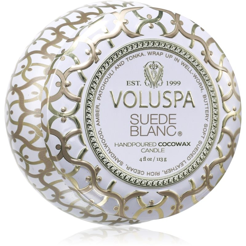 VOLUSPA Maison Blanc Suede Blanc ароматна свещ 113 гр. - Аромат - Сравни цени от 1 магазин с безплатна доставка