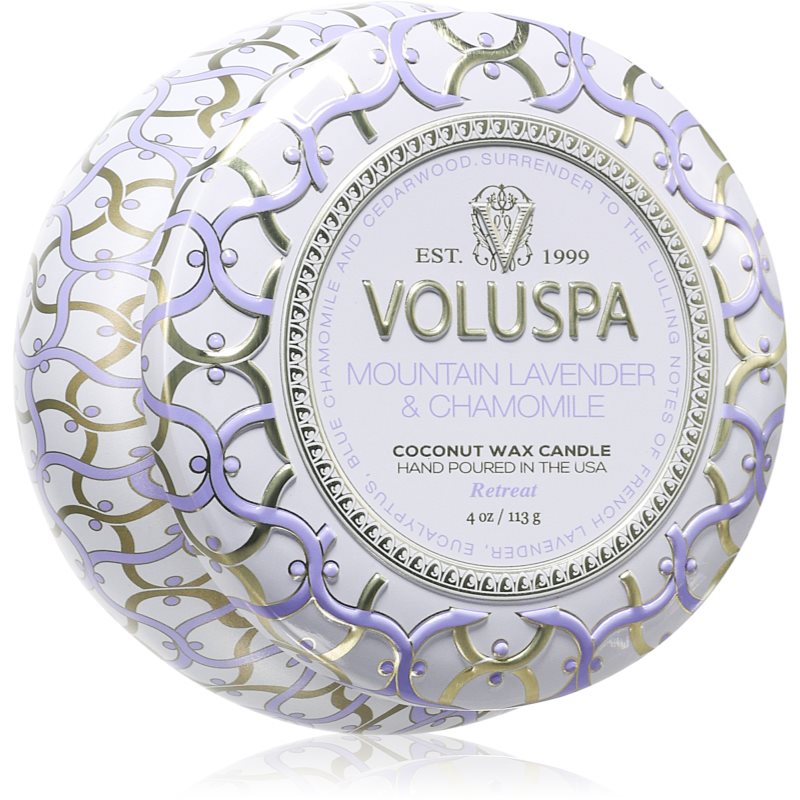 VOLUSPA Maison Blanc Mountain Lavender & Chamomile ароматна свещ 113 гр. - Аромат - Сравни цени от 1 магазин с безплатна доставка