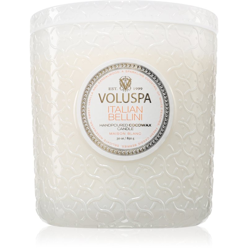 VOLUSPA Maison Blanc Italian Bellini ароматна свещ 850 гр. - Аромат - Сравни цени от 1 магазин с безплатна доставка