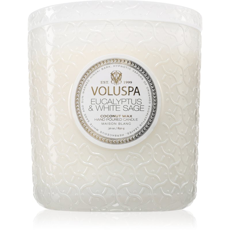 VOLUSPA Maison Blanc Eucalyptus & White Sage ароматна свещ 850 гр. - Аромат - Сравни цени от 1 магазин с безплатна доставка