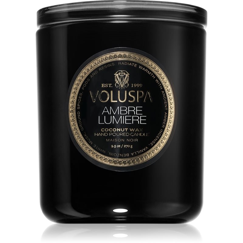 VOLUSPA Maison Noir Ambre Lumiere ароматна свещ 270 гр. - Аромат - Сравни цени от 1 магазин с безплатна доставка