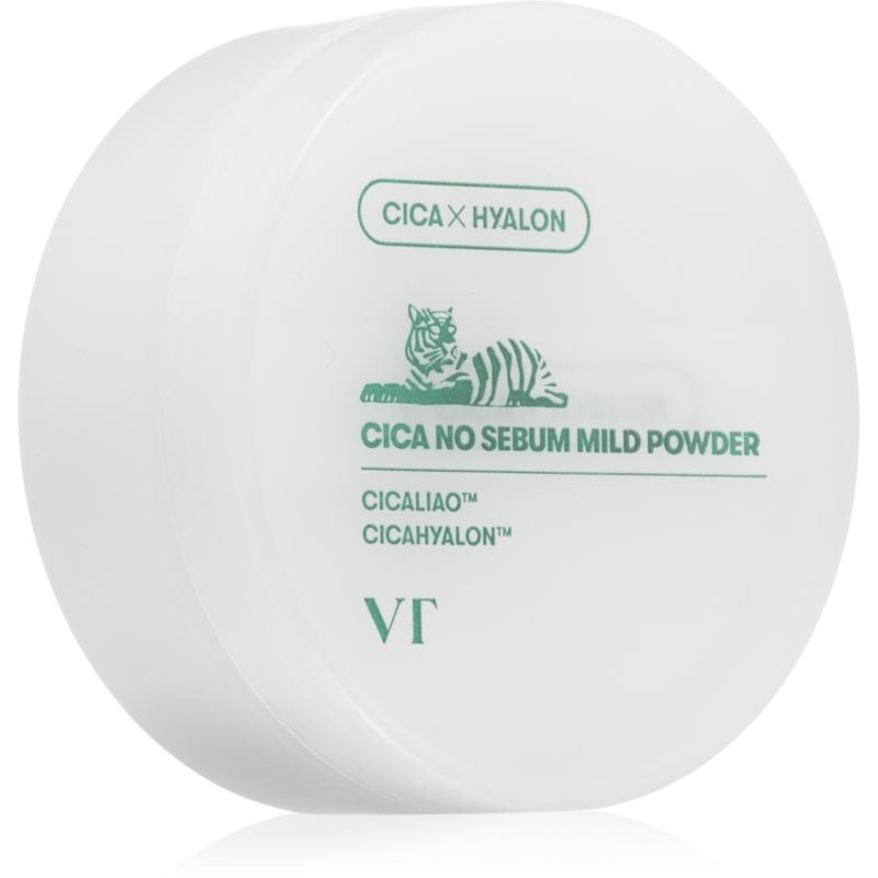 VT Cosmetics Cica No-Sebum Mild Powder матираща фиксираща пудра с хидратиращ ефект