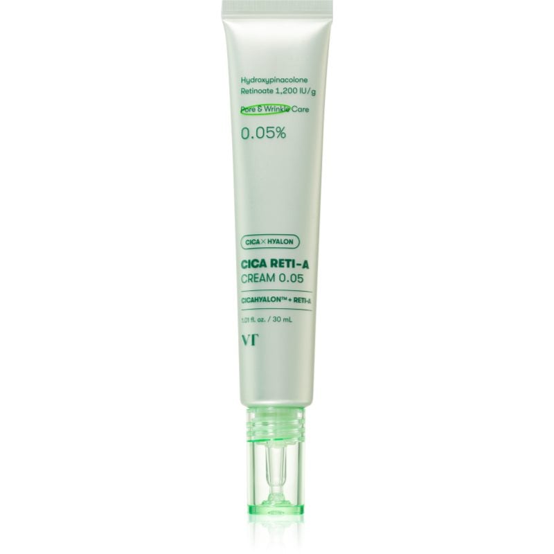 VT Cosmetics Cica Reti-A Cream 0,05 интензивен нощен крем с ретинол