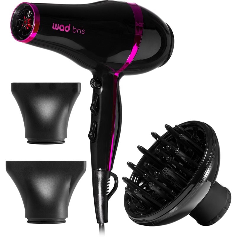 Wad Bris Hair Dryer сешоар Black/Pink - Електроуред - Сравни цени от 1 магазин с безплатна доставка