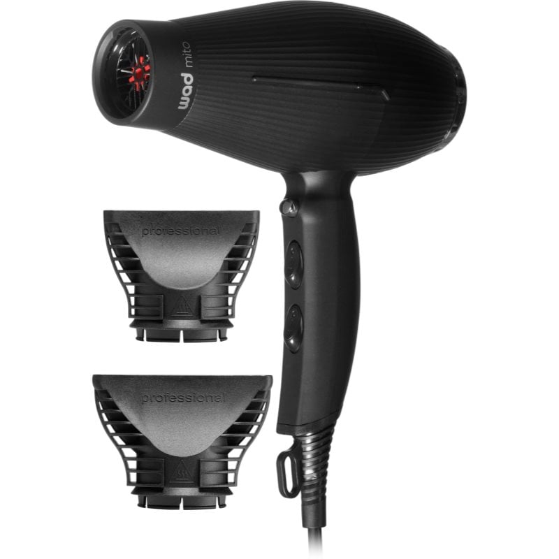 Wad Mito Hair Dryer Chrome сешоар Black