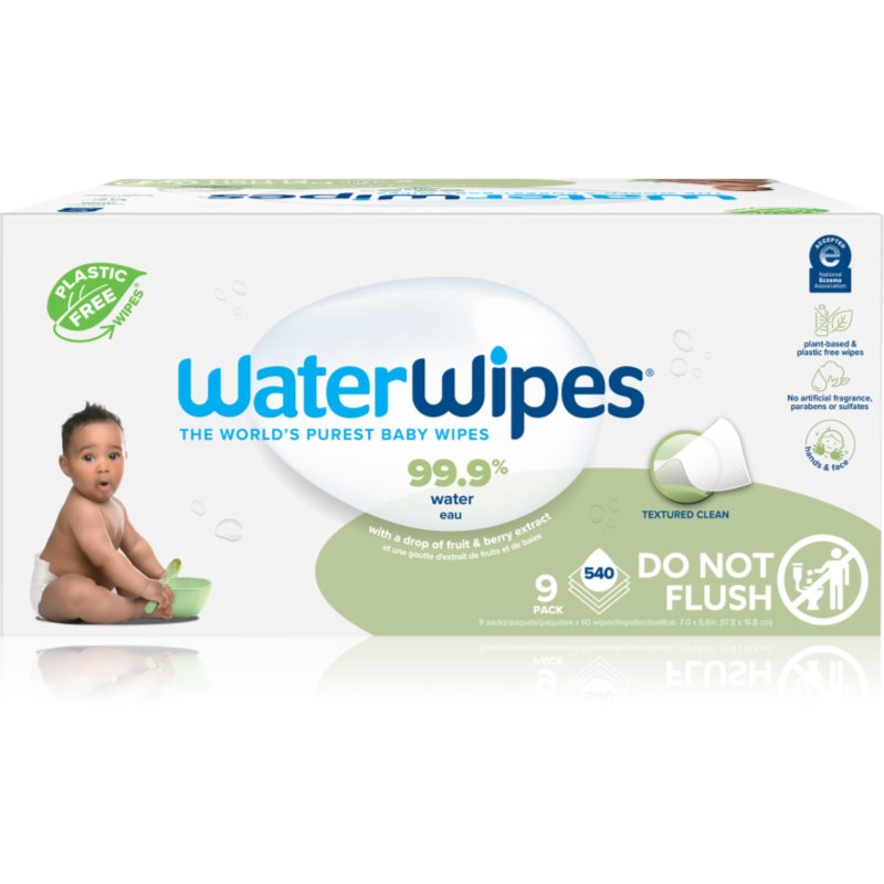 WaterWipes Baby Wipes Sopaberry 9 Pack нежни мокри кърпички за бебета - Грижа за тяло - Сравни цени от 1 магазин с безплатна доставка