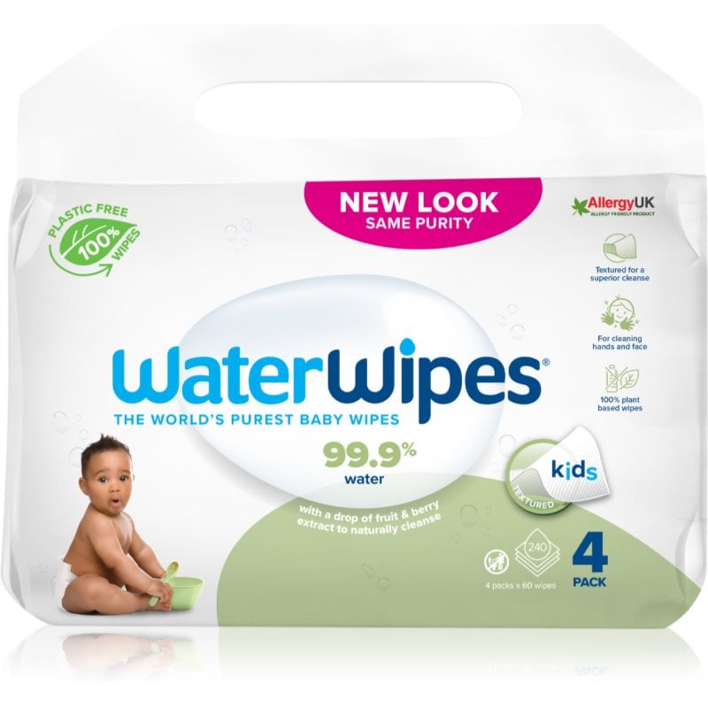WaterWipes Baby Wipes Soapberry 4 Pack нежни мокри кърпички за бебета
