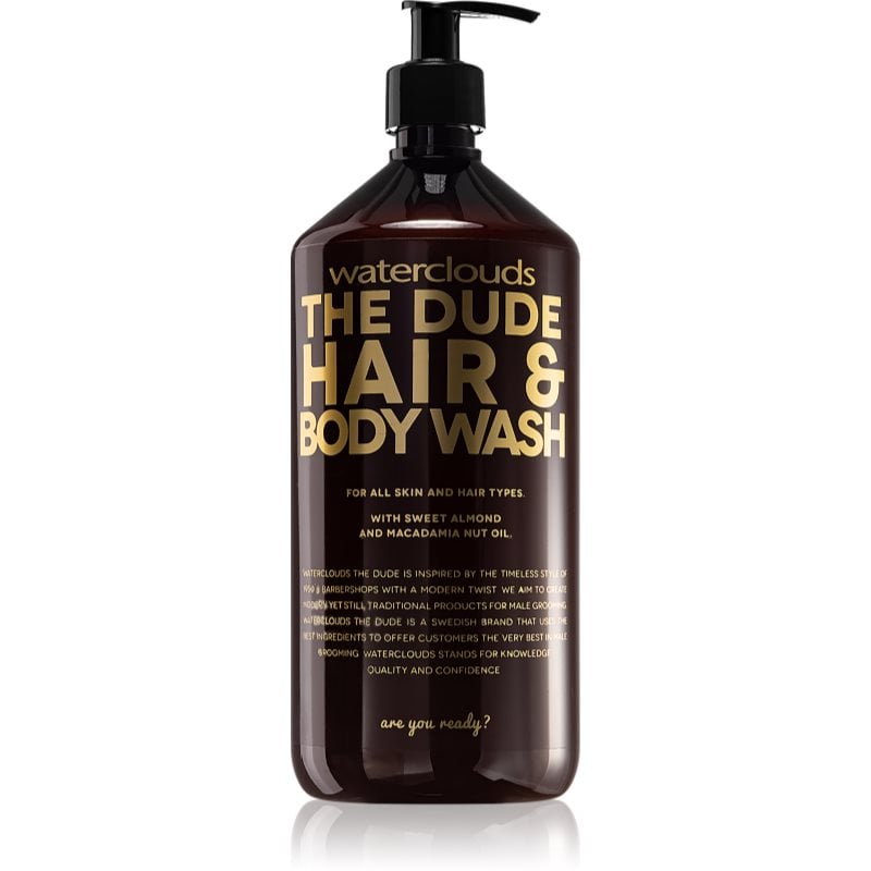 Waterclouds The Dude Hair & Body Wash душ гел и шампоан 2 в 1