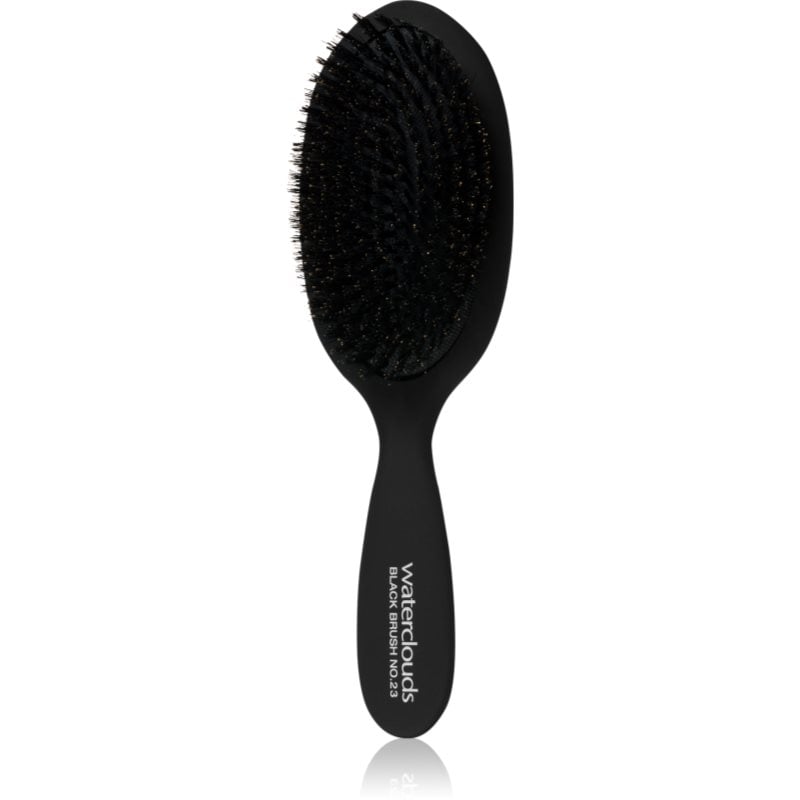 Waterclouds Black Brush Äkta Oval четка За коса