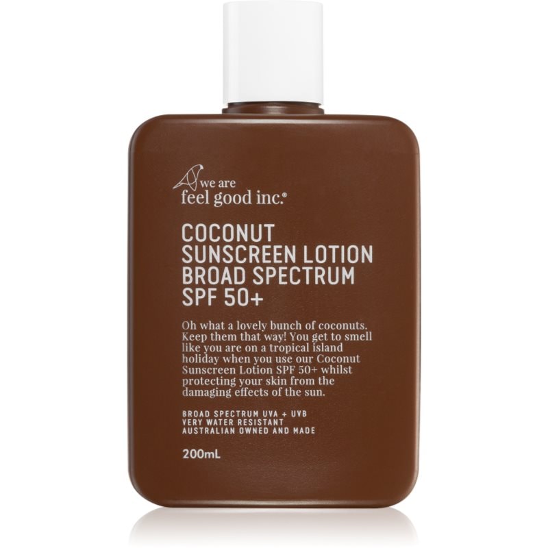 We Are Feel Good Inc. Coconut слънцезащитен крем SPF 50+ - Грижа за тяло - Сравни цени от 1 магазин с безплатна доставка