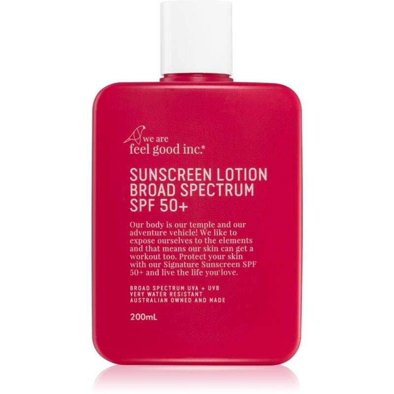 We Are Feel Good Inc. We Are Feel Good Inc. Signature слънцезащитен крем SPF 50+ - Унисекс парфюм 200мл - Сравни цени от 1 магазин с безплатна доставка
