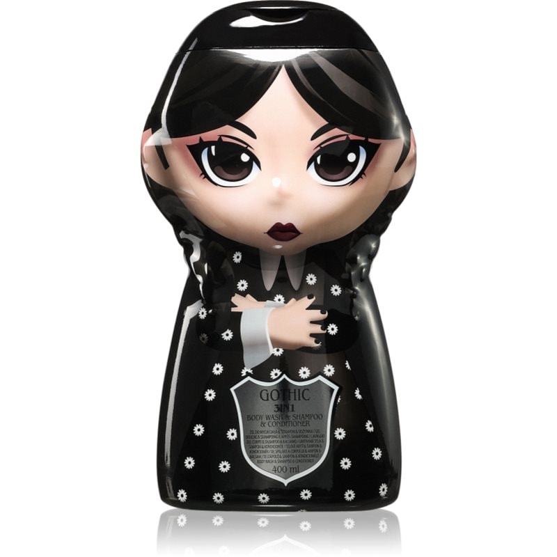 Wednesday Gothic Dark шампоан, балсам и душ гел 3 в 1 за деца Blueberry - Грижа за коса - Сравни цени от 1 магазин с безплатна доставка