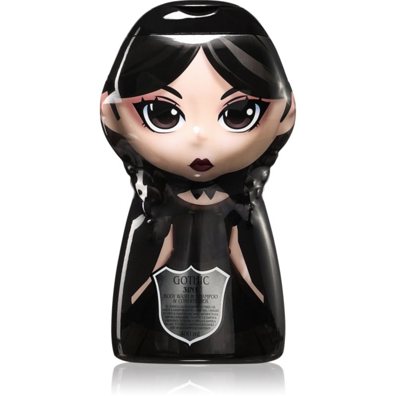 Wednesday Gothic Macabre шампоан, балсам и душ гел 3 в 1 за деца Raspberry - Грижа за коса - Сравни цени от 1 магазин с безплатна доставка