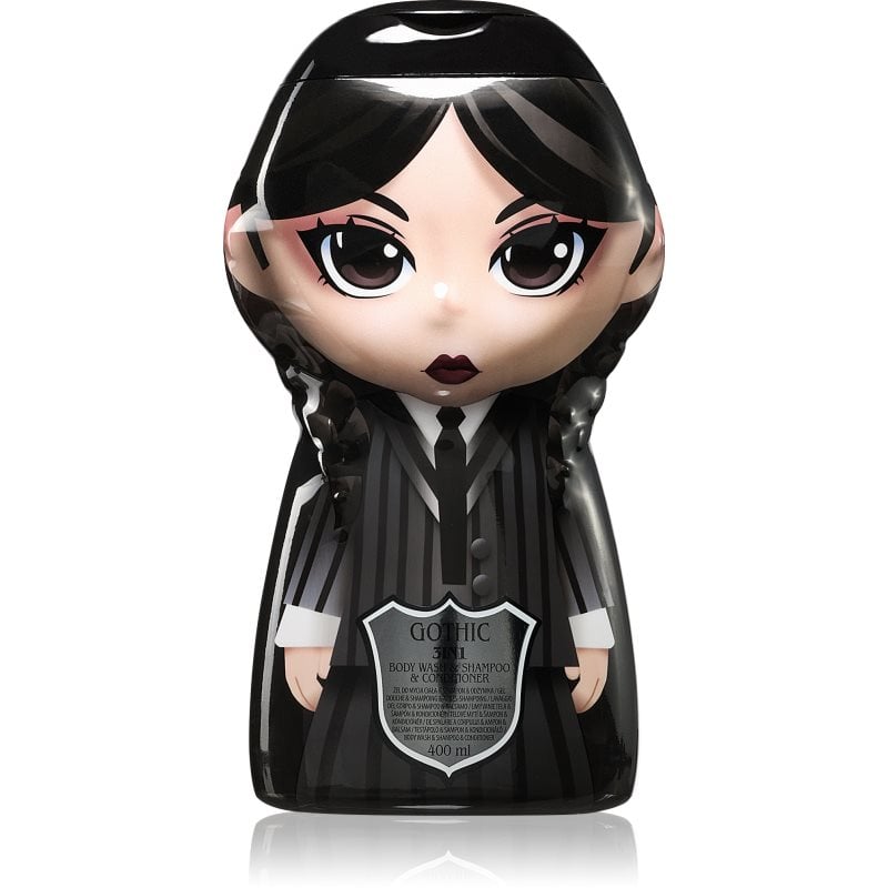 Wednesday Gothic Cursed шампоан, балсам и душ гел 3 в 1 за деца Blackberry