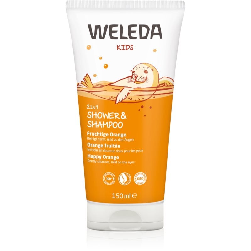 Weleda Kids Happy Orange душ-крем и шампоан за деца 2 в 1