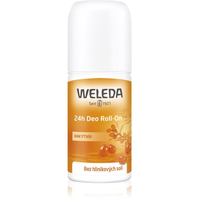 Weleda Sea Buckthorn дезодорант рол-он без съдържание на алуминиеви соли с 24 часова защита