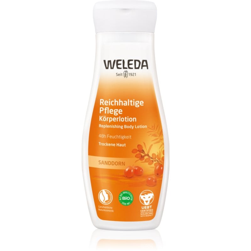 Weleda BIO Sea buckthorn syrup Rakytník енергизиращо мляко за тяло