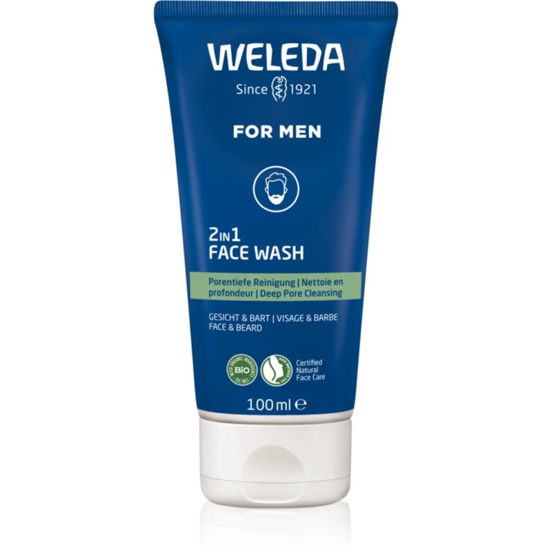 Weleda For Men 2v1 почистващ гел за зоната на лицето и брадата - Грижа за лице - Сравни цени от 1 магазин с безплатна доставка