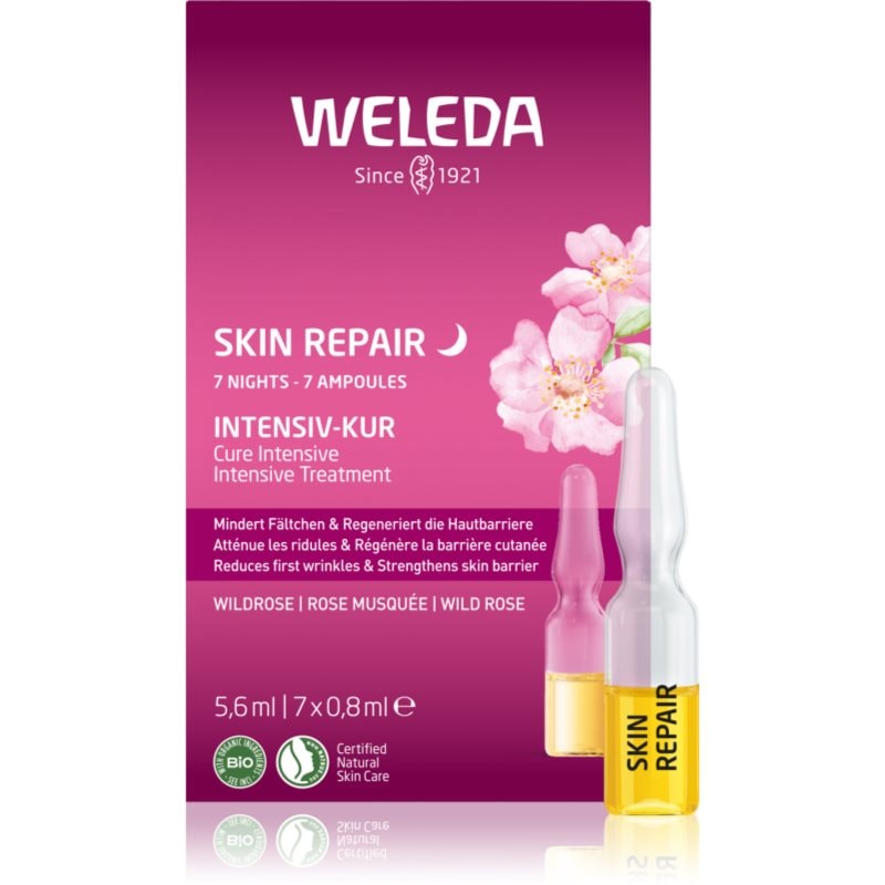 Weleda Wild rose Интензивна грижа за първи бръчки 7x0 - Грижа за лице - Сравни цени от 1 магазин с безплатна доставка