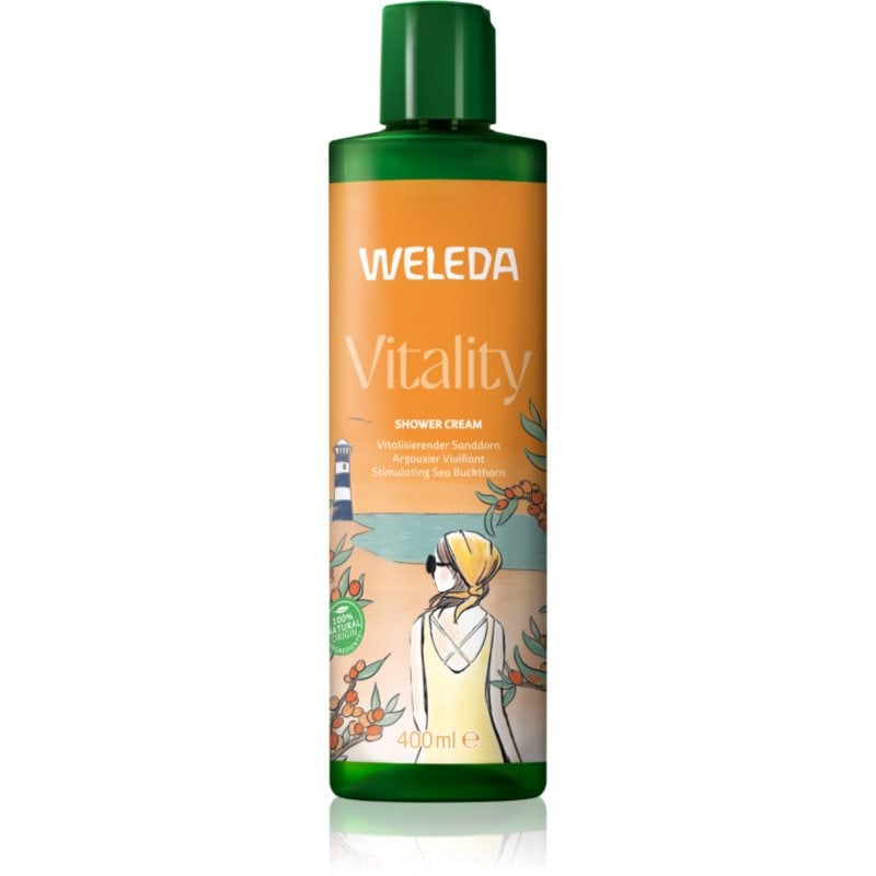 Weleda Vitality енергизиращ душ крем Sea buckthorn, Grapefruit and Mandarin