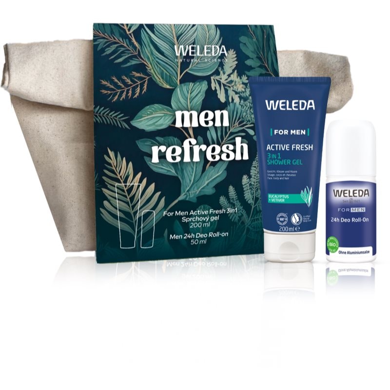 Weleda Men Refresh подаръчен комплект за мъже - Комплект - Сравни цени от 1 магазин с безплатна доставка