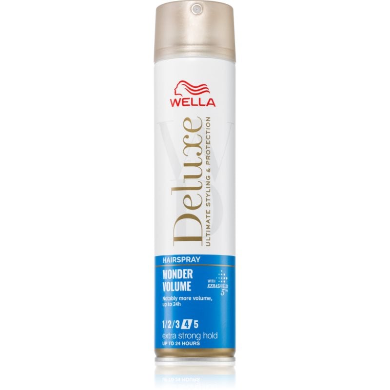 Wella Deluxe Wonder Volume лак за коса със силна фиксация за обем