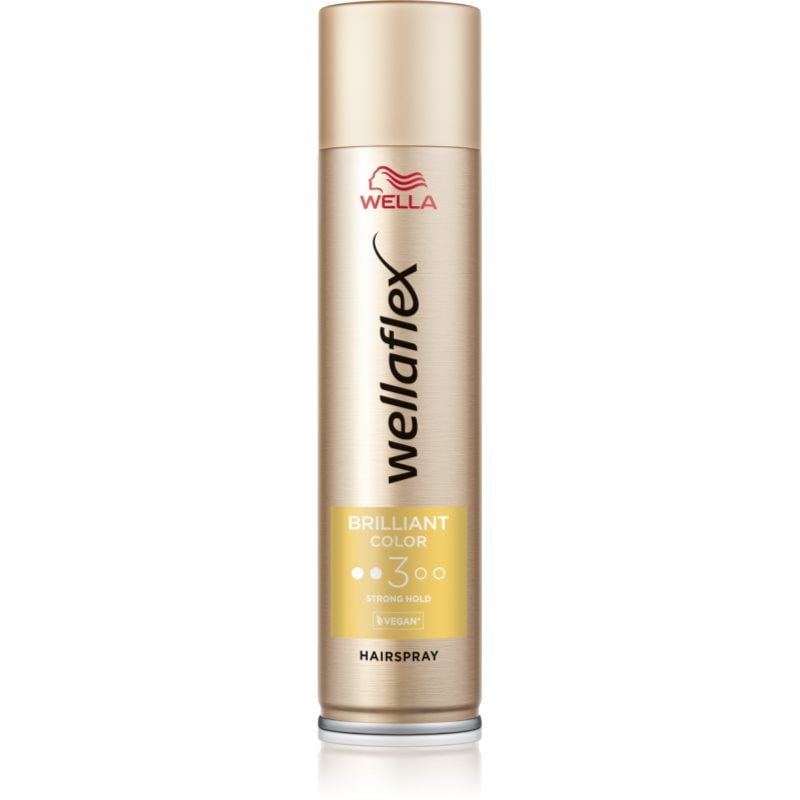 Wella Wellaflex Brilliant Color лак за коса със средна фиксация за ядисана коса